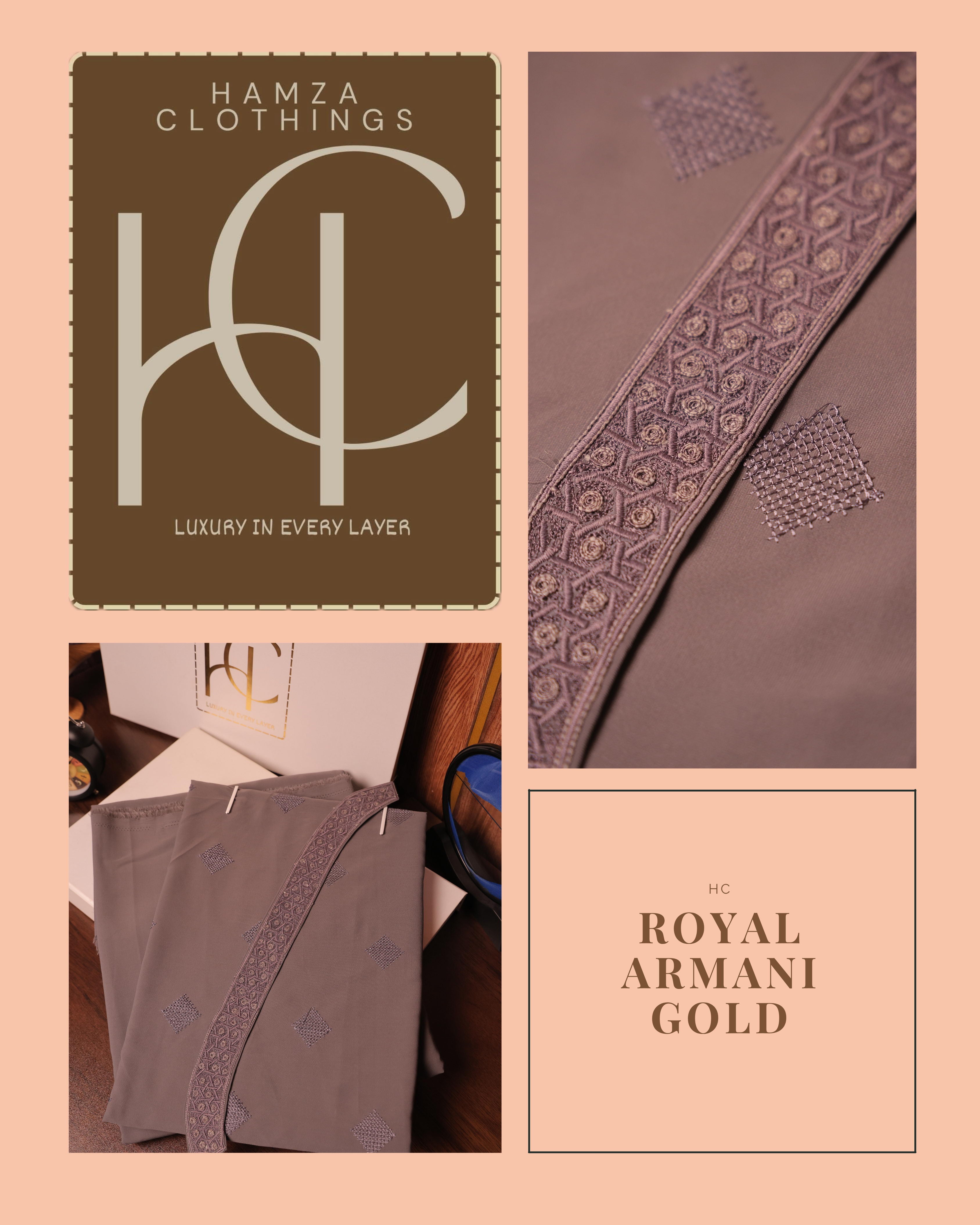 Royal Armani Gold Ethnic Wear for Men – Stylish and Comfortable Fit
