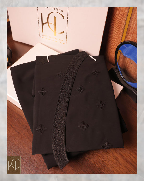 Royal Armani Signature kurta pajama for men – Black