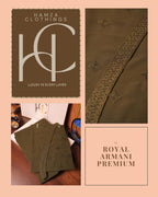 Royal Armani Premium mehndi green Kurta Pajama For Men With Luxury Fabric | Hamza Clothings