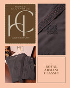Men's Royal Armani Classic Kurta Pajama with Timeless Elegant Design