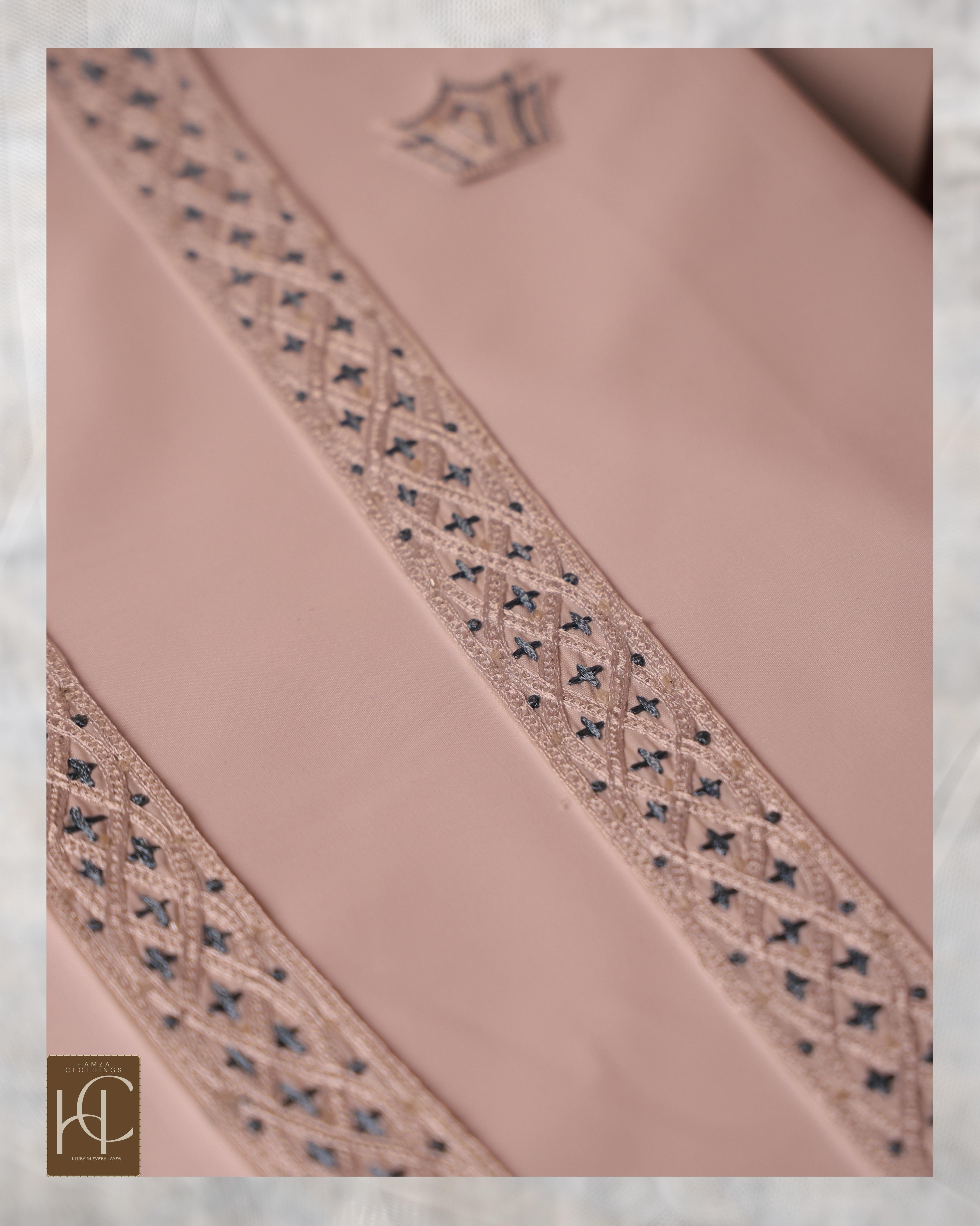 Pashto Afghan Collection Kurta Pajama for Men – Imported Soft Fabric with Hand Resham Work