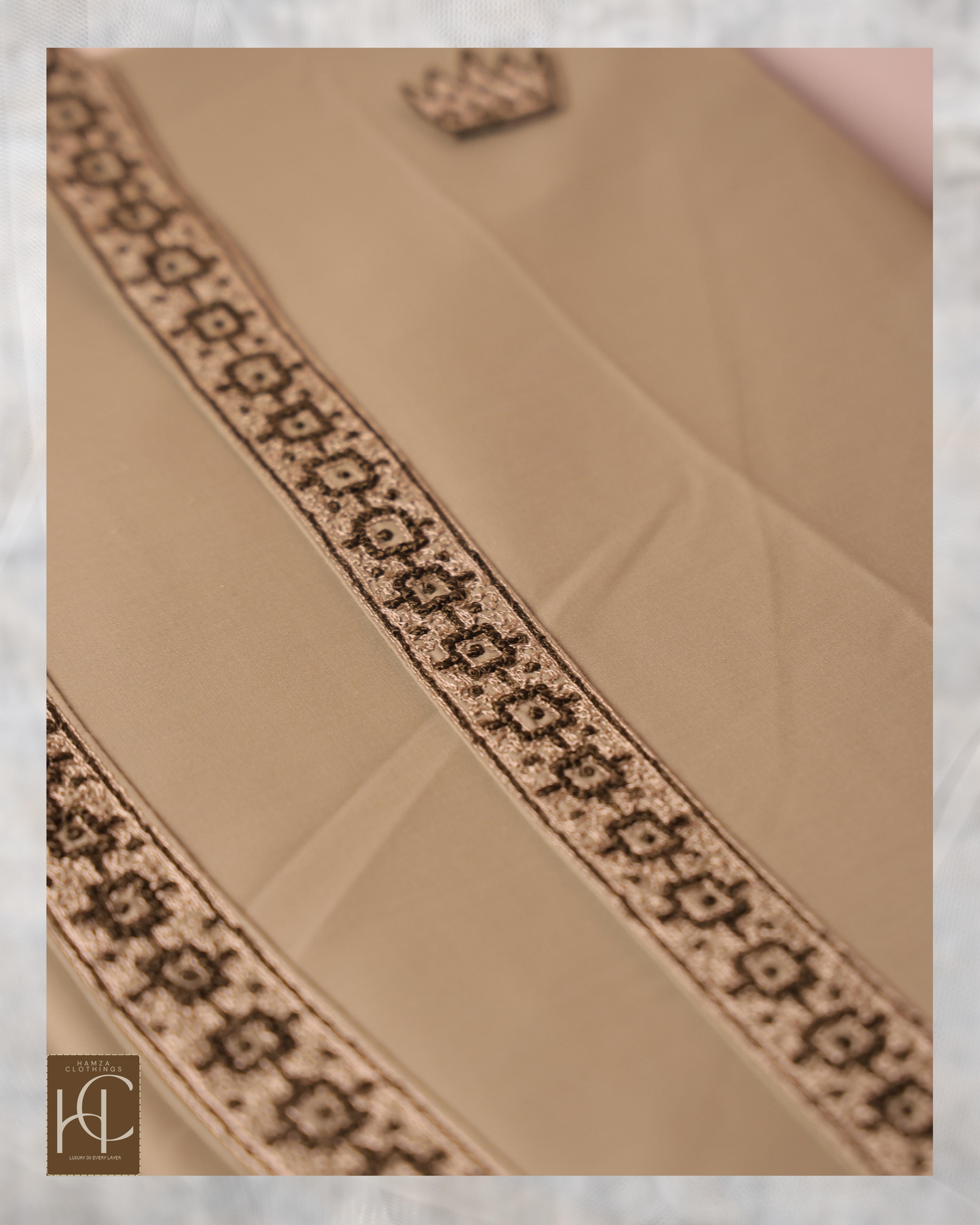 Pashto Afghan – Green (Handmade Resham Work)