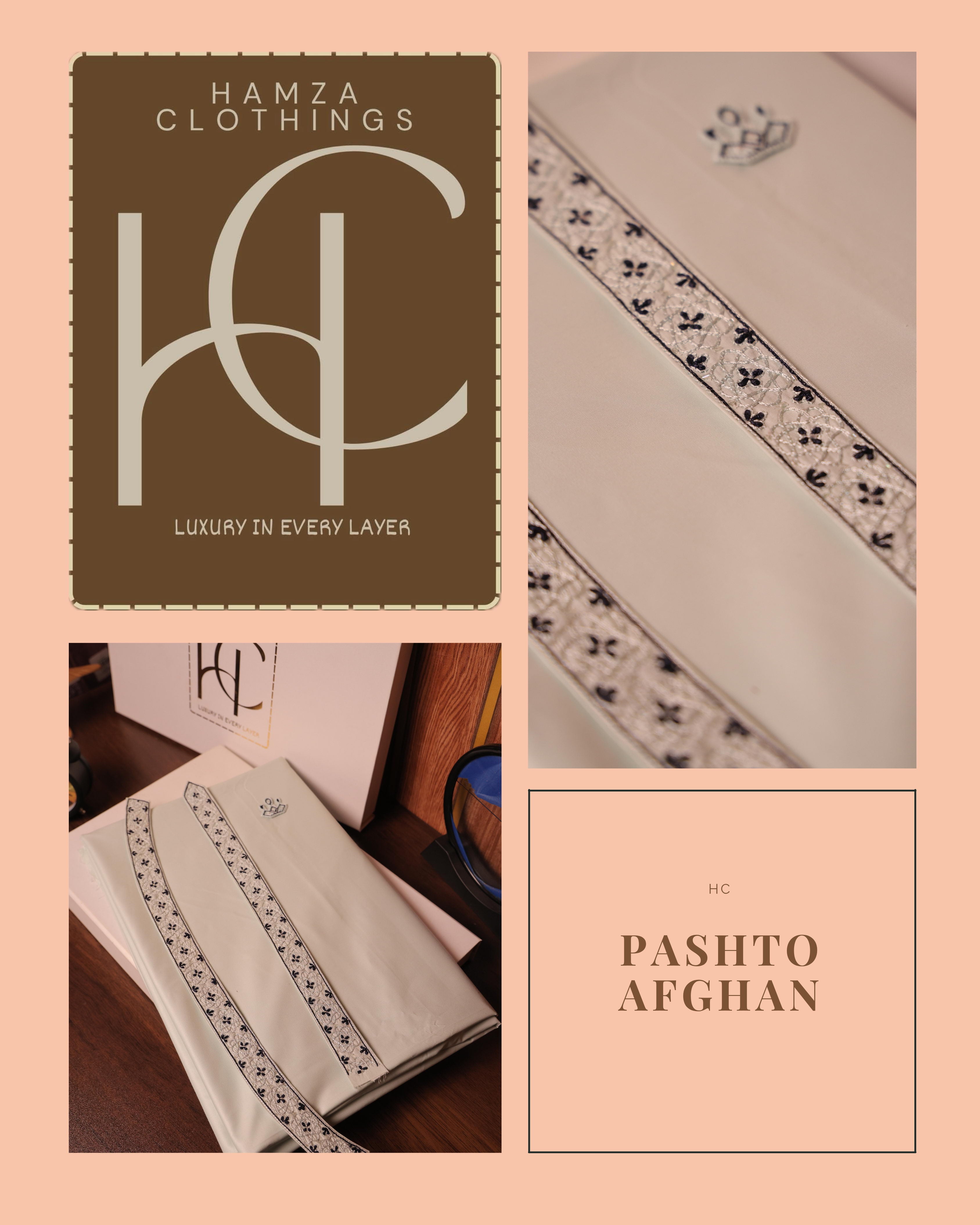 Pashto Afghan – Light C Green (Handmade Resham Work)