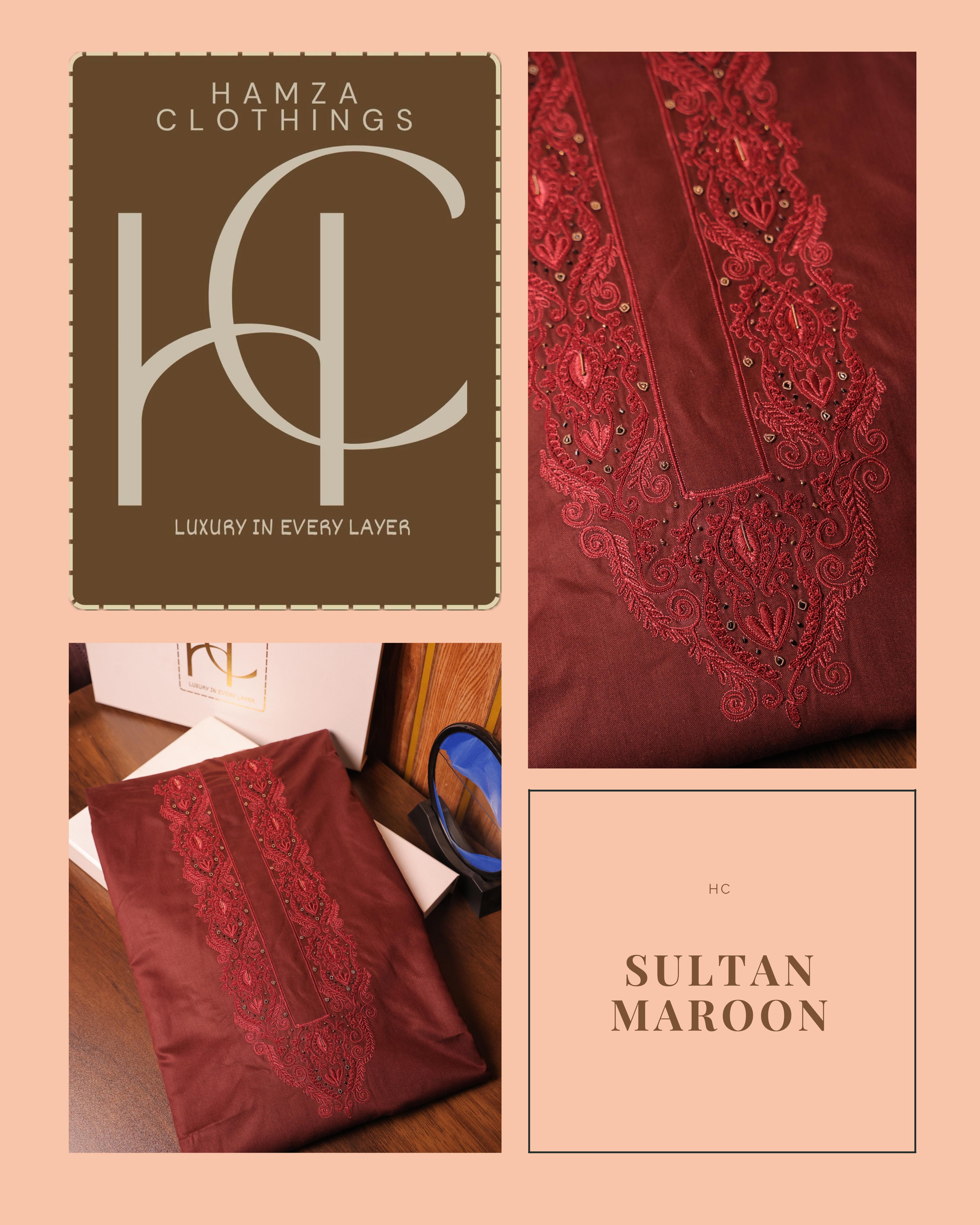 Sultan kurta pajama for men Maroon Premium Ethnic Collection