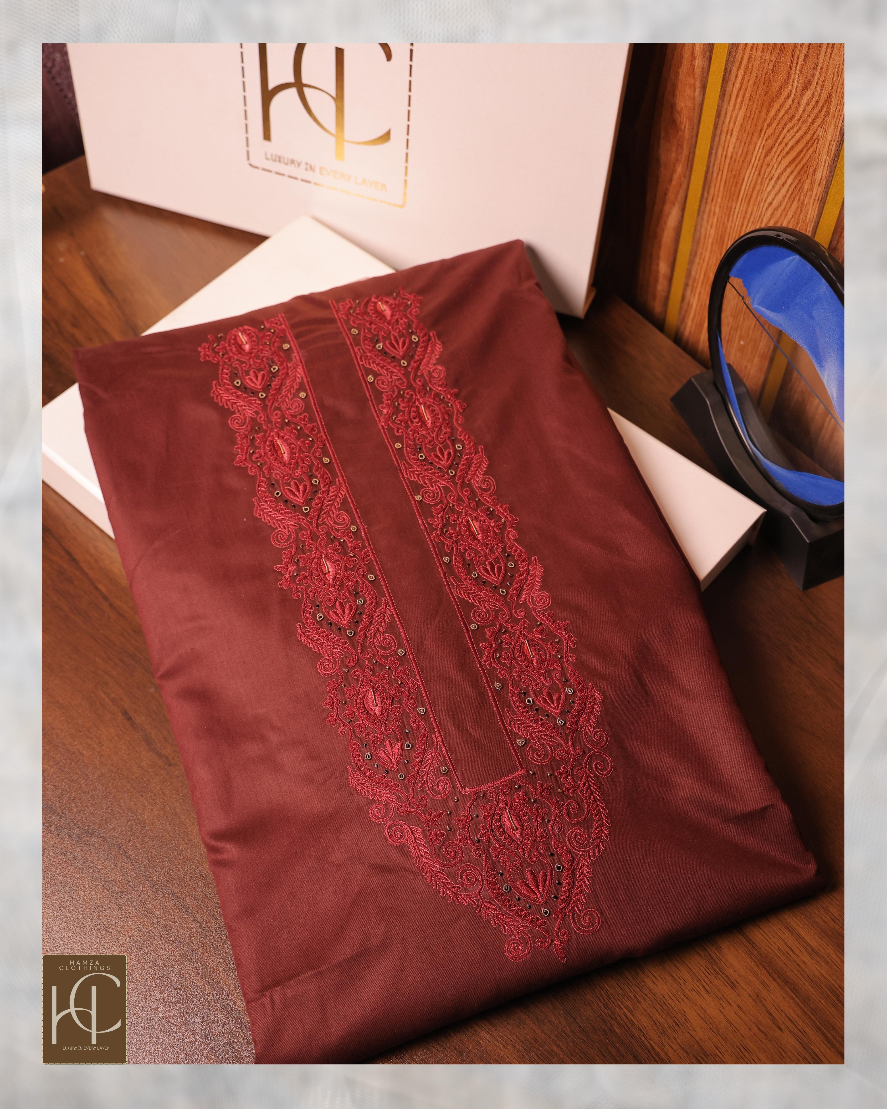 Sultan kurta pajama for men Maroon Premium Ethnic Collection