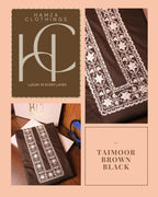 Taimoor kurta pajama for men Blackist Brown Resham Embroidery Collection
