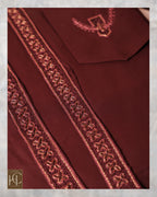 Egyptian Cotton kurta pajama for men - Majanta Wine