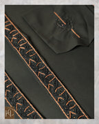 Pashmina Not-Stitch Fabric for Men – Premium Soft Imported Material with Pure Hand Resham Work