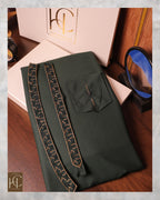 Pashmina Not-Stitch Fabric for Men – Premium Soft Imported Material with Pure Hand Resham Work