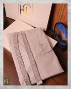 Pashmina Not-Stitch Fabric for Men – Premium Soft Imported Material with Pure Hand Resham Work