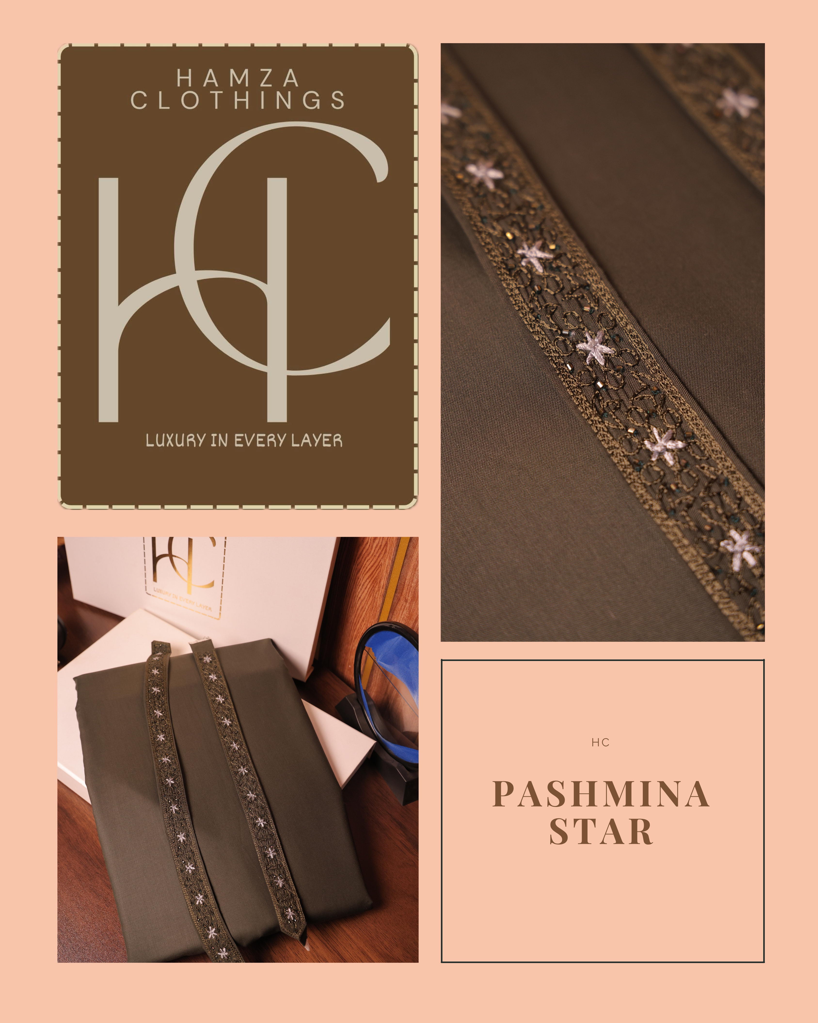 Pashmina Star Ethnic Wear for Men with Premium Imported Fabric and Pure Resham Embroidery