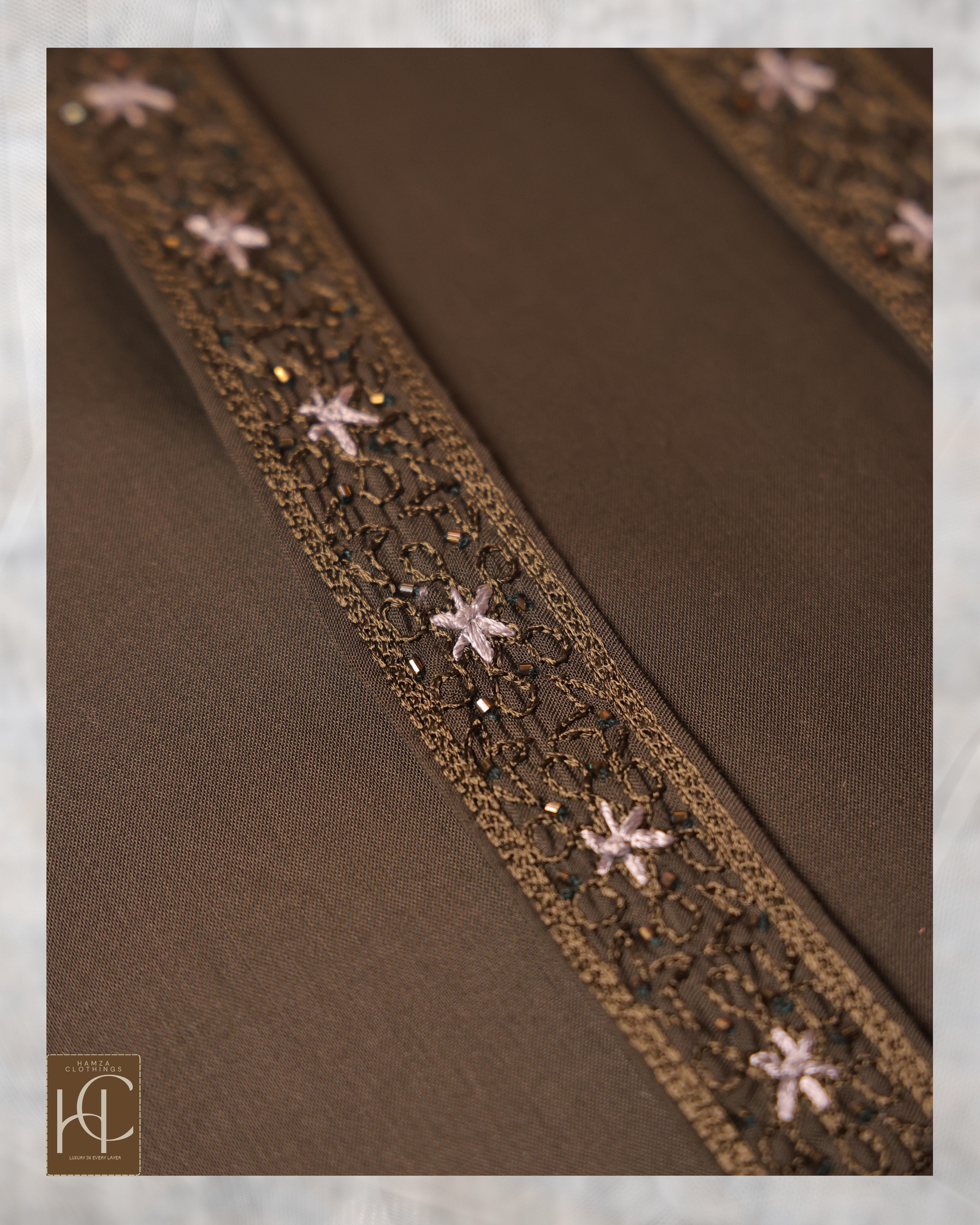 Pashmina Star Ethnic Wear for Men with Premium Imported Fabric and Pure Resham Embroidery
