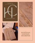 Egyptian Cotton Daimond kurta pajama for men – Dusty Beige