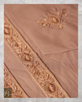 Egyptian Cotton Daimond kurta pajama for men – Dusty Beige