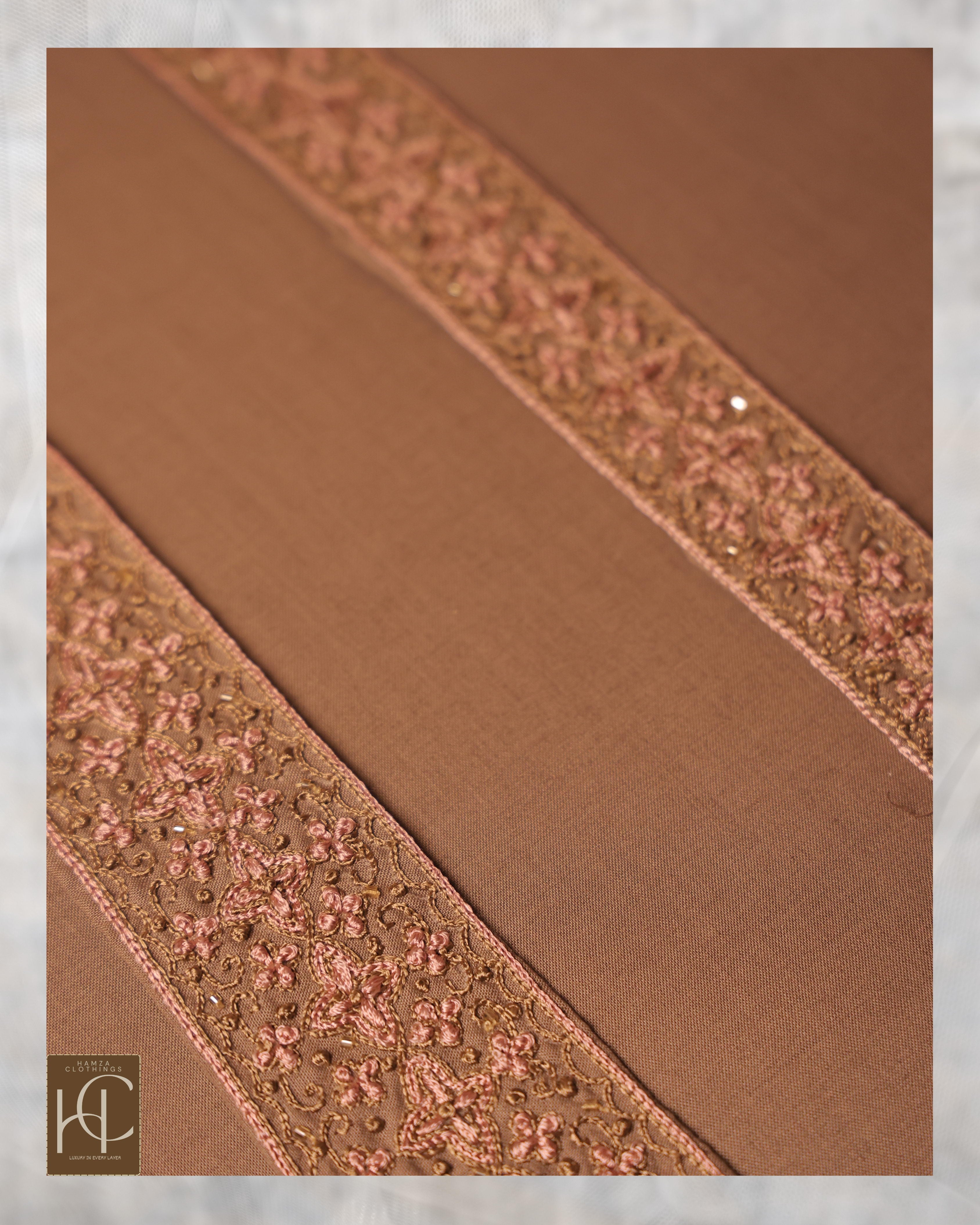 Pashmina Texture Kollar – Golden