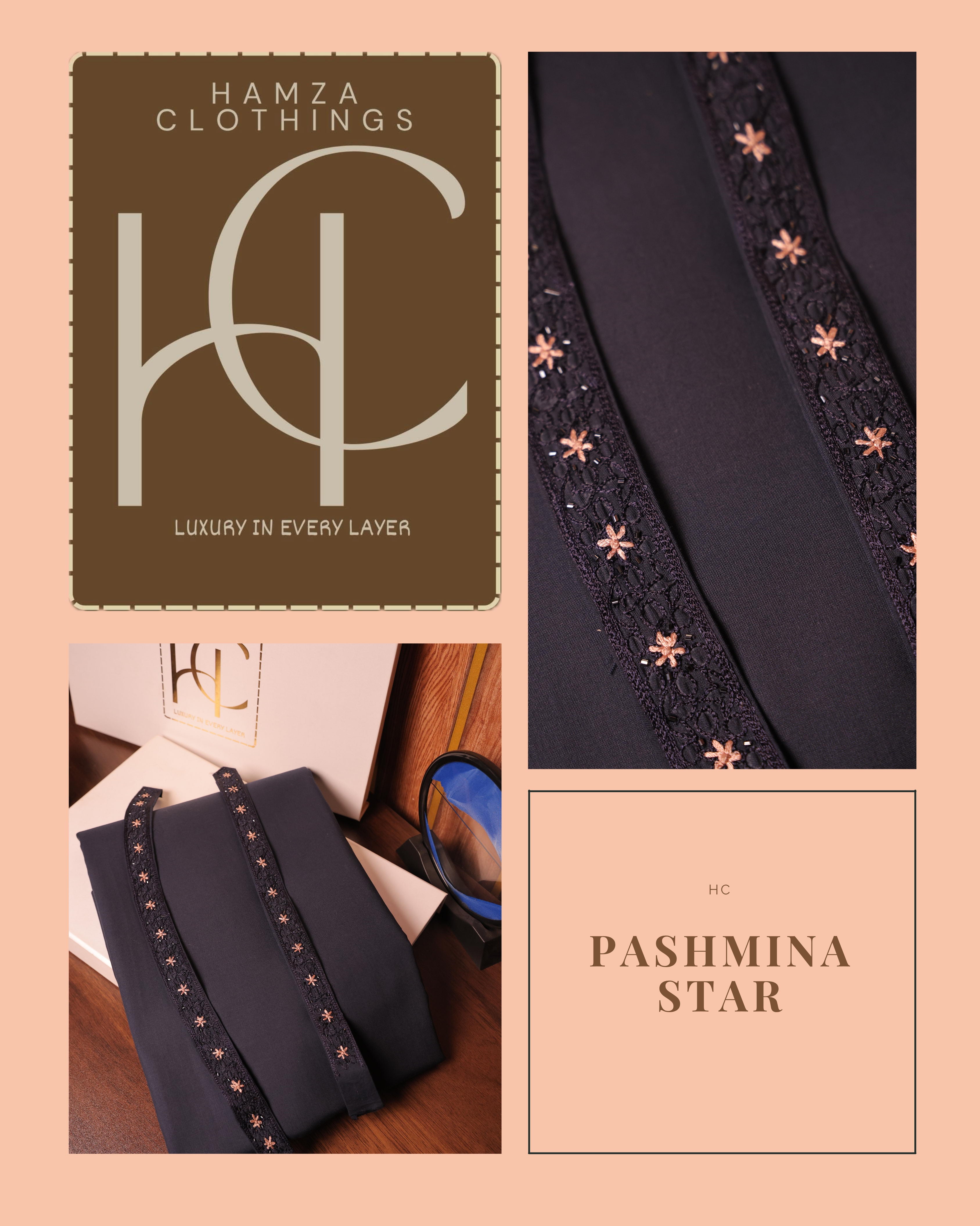 Pashmina Star Ethnic Wear for Men with Premium Imported Fabric and Pure Resham Embroidery