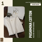 Pashmina Achche Miya Cotton Series – Off White