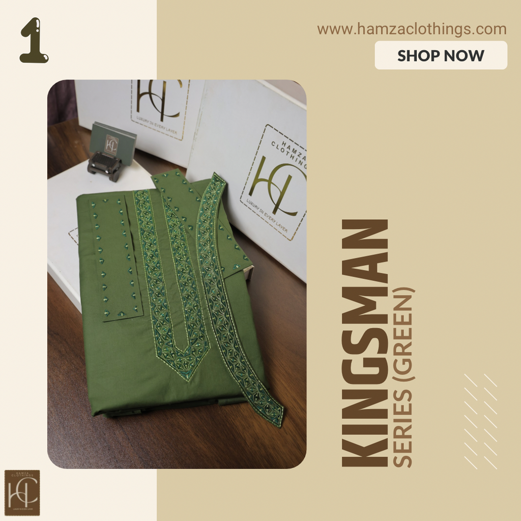 Kingsman Premium Kurta Pajama Collection - Green