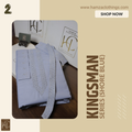 Kingsman Premium Kurta Pajama Collection - Shore Blue