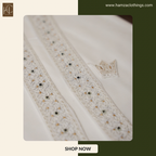 Pashmina Achche Miya Cotton Series – Off White