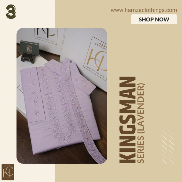 Kingsman Premium Kurta Pajama Collection - Lavender
