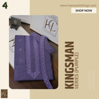 Kingsman Premium Kurta Pajama Collection -  Purple