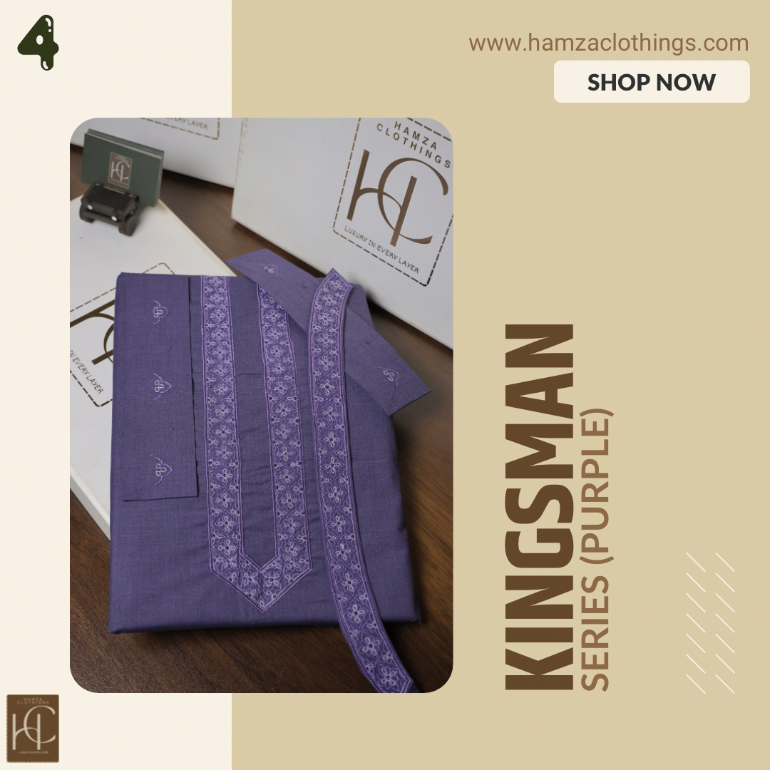 Kingsman Premium Kurta Pajama Collection -  Purple