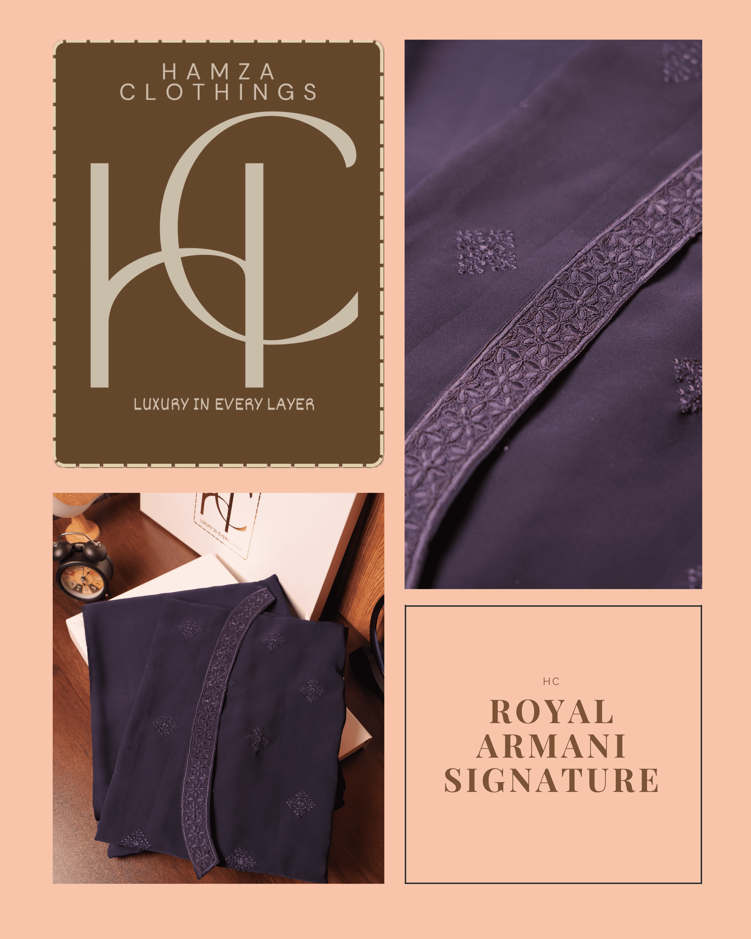 Royal Armani Signature Traditional Kurta Pajama for Special Events