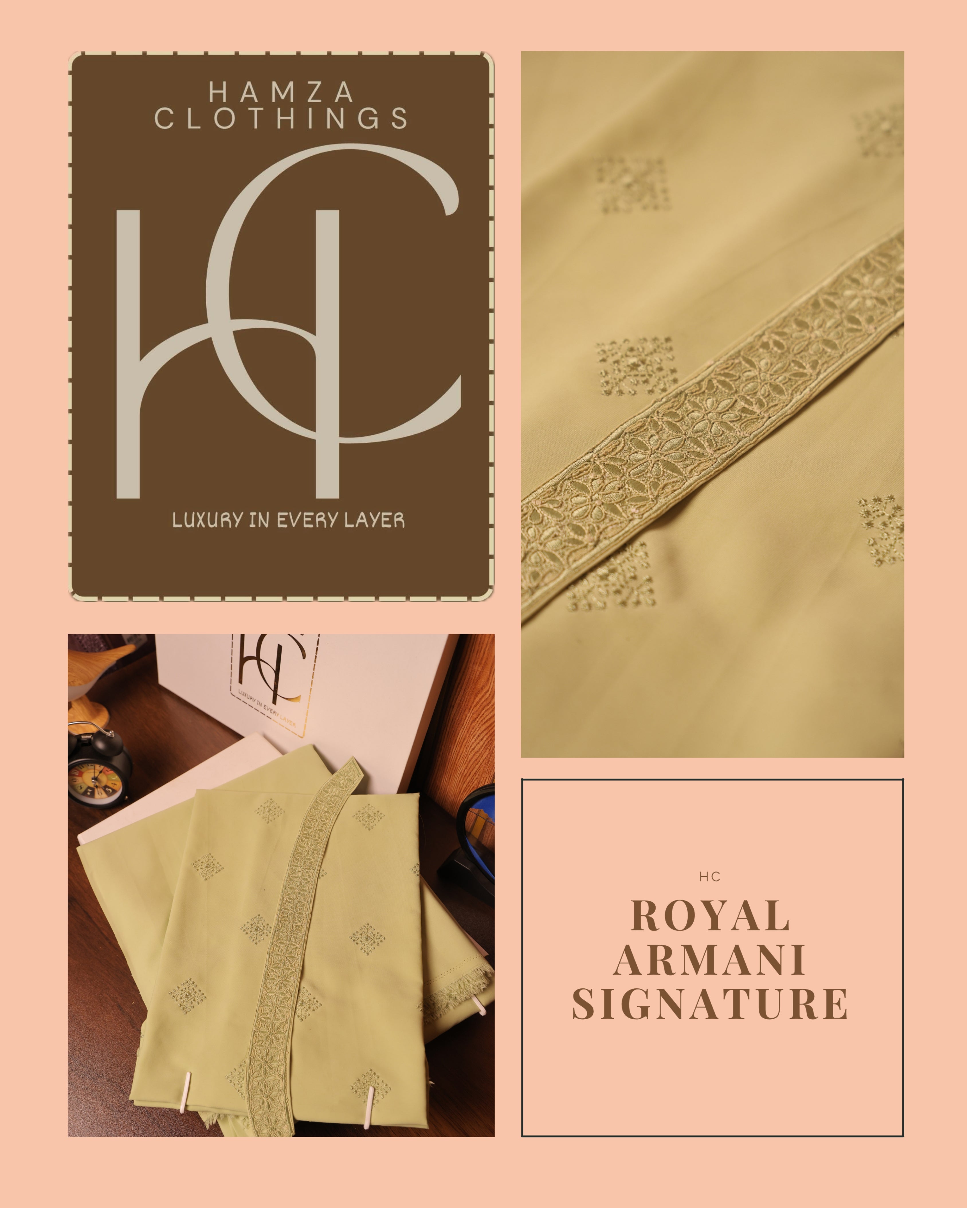 Royal Armani Signature Traditional Kurta Pajama for Special Events