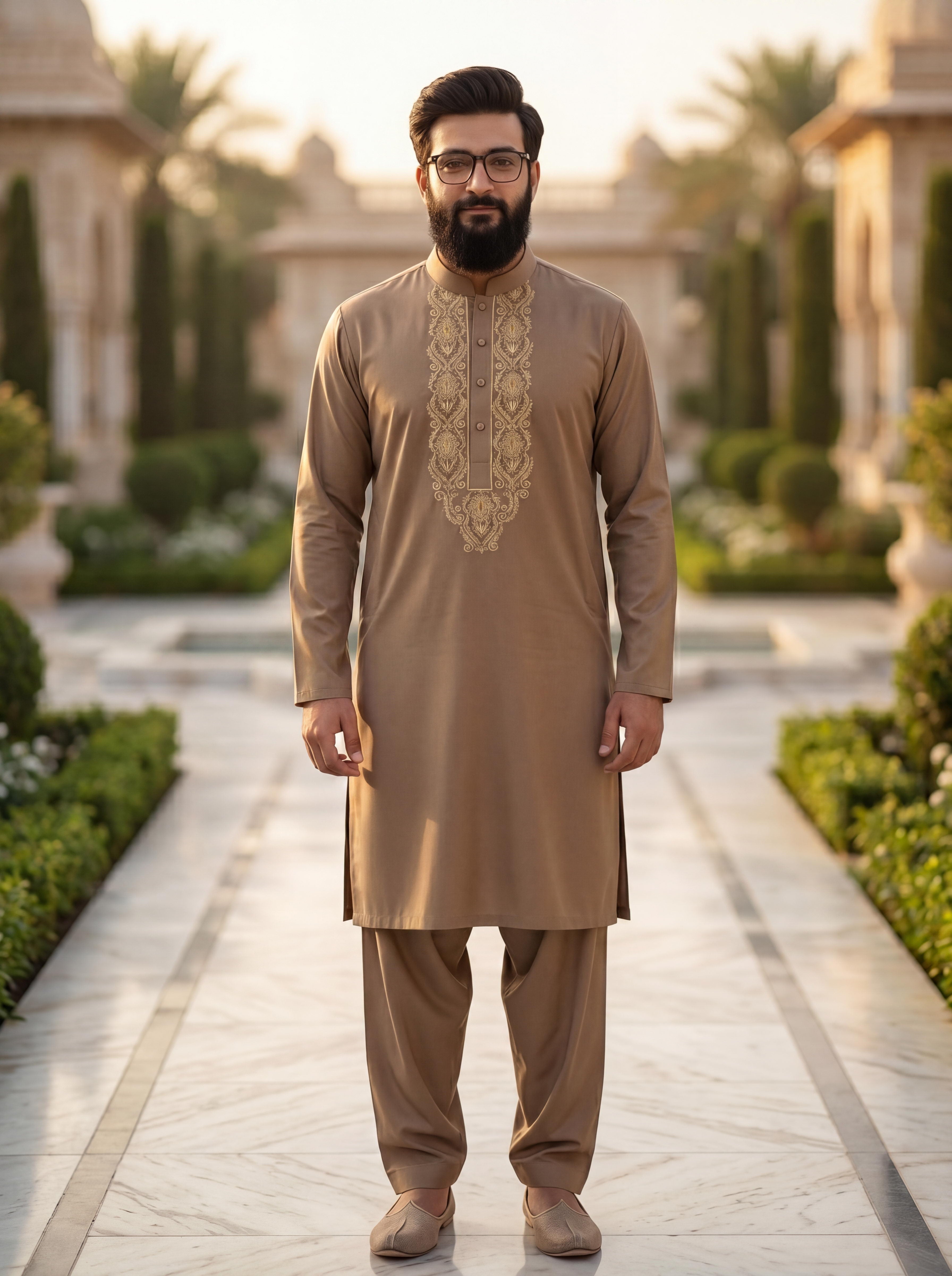 Sultan kurta pajama for men Pista Green Premium Ethnic Collection