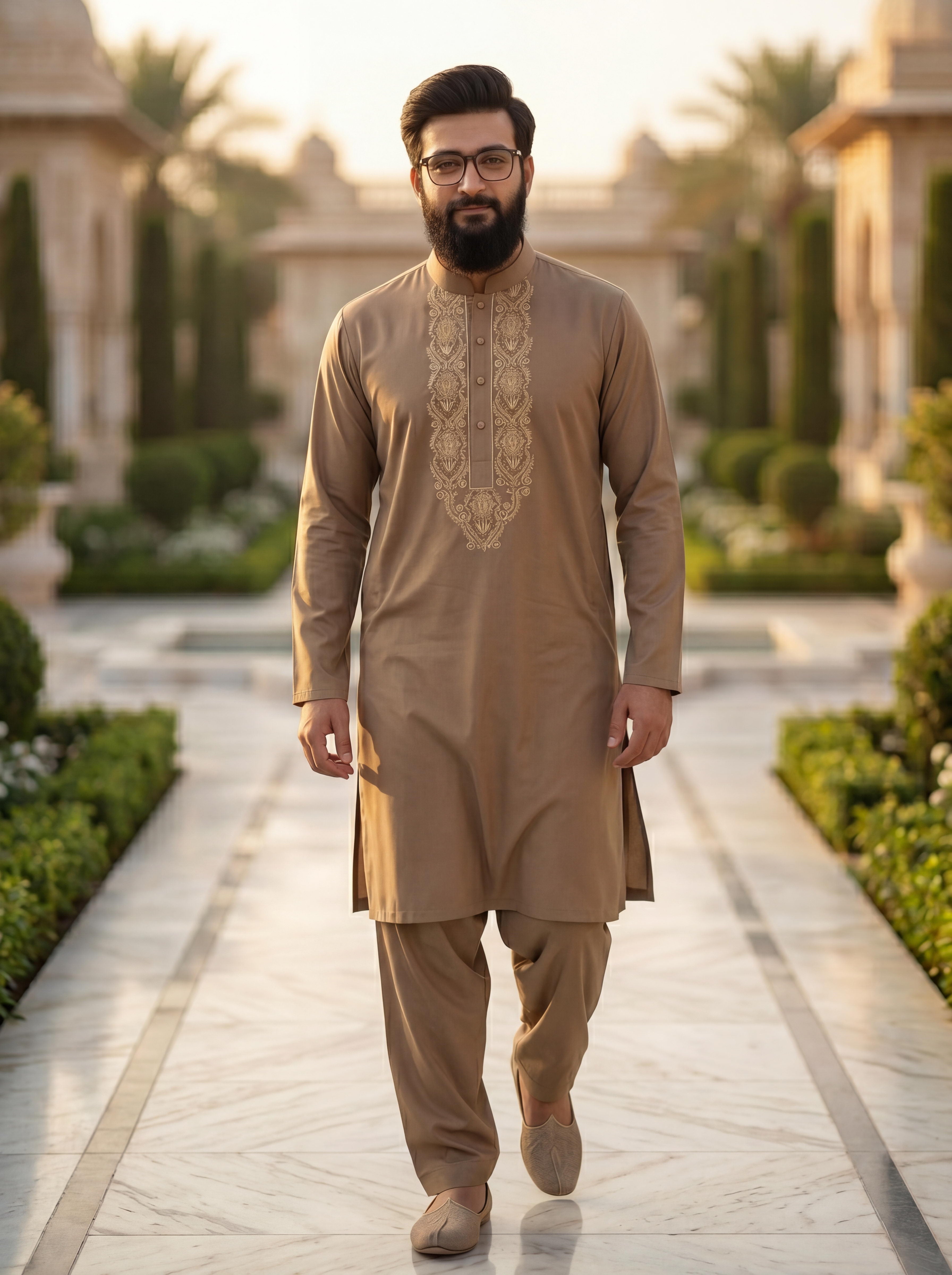 Sultan kurta pajama for men Pista Green Premium Ethnic Collection