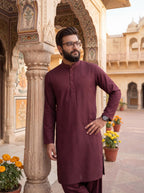 Men's Royal Armani Classic Kurta Pajama with Timeless Elegant Design